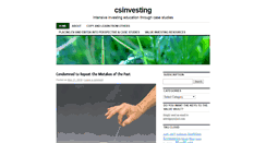 Desktop Screenshot of csinvesting.org